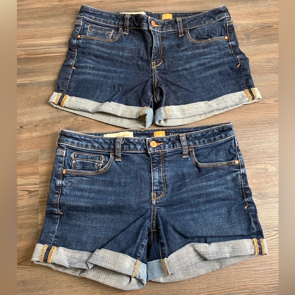 Pilcro Anthropology Mid Rise Jean Shorts - 2 pairs!